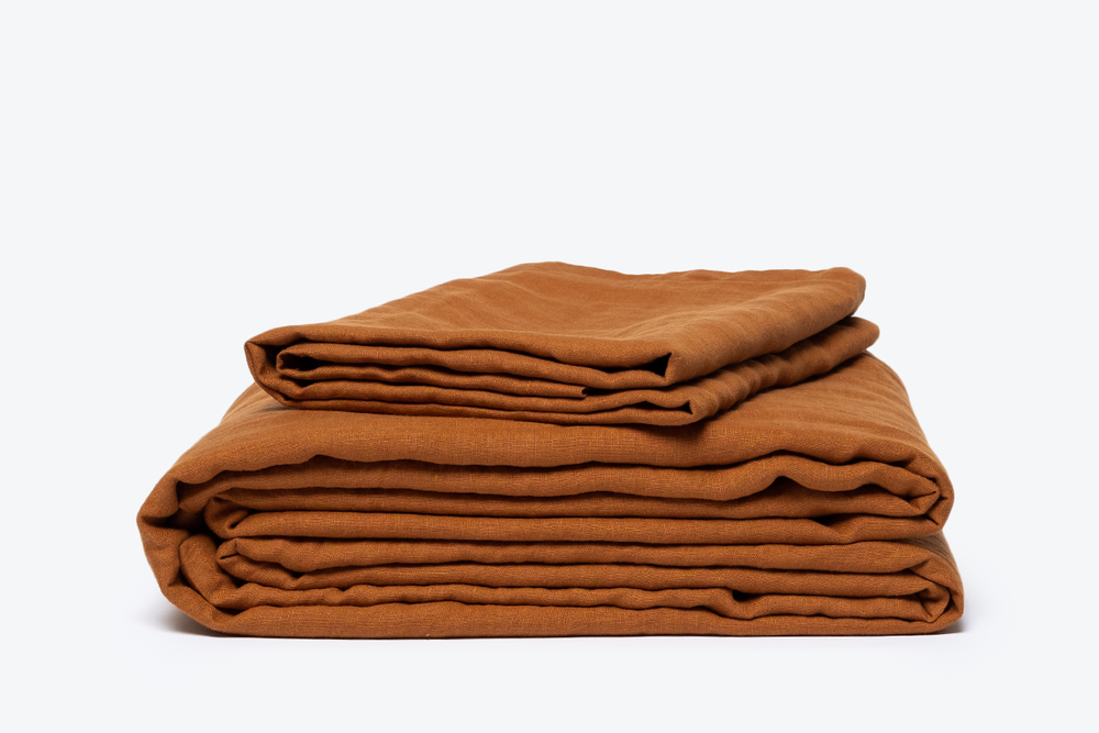 Terracotta Linen Sheets - Morrow Journal