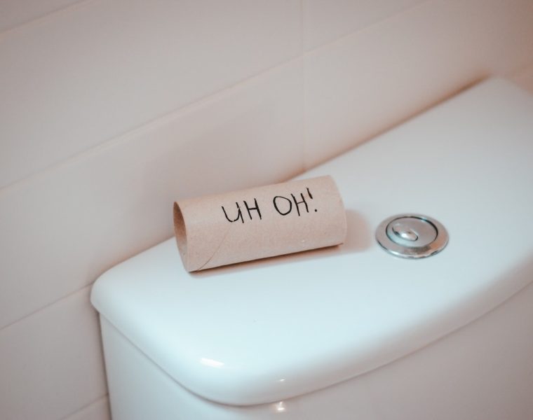 bubbling toilet